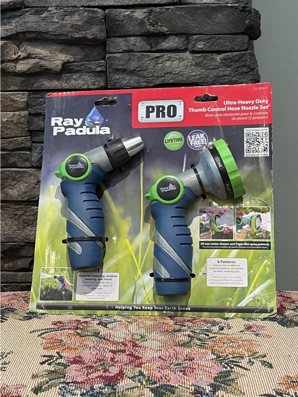 Ray Padula PRO Thumb Control Hose Nozzle Set - Blue & Green
